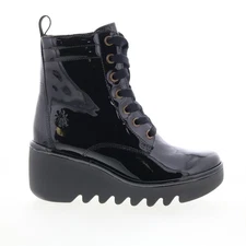 Fly London Biaz BIAZ329FLY-000 Womens Black Leather Casual Dress Boots 36