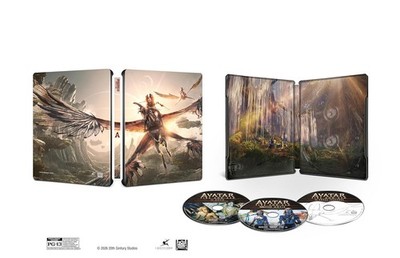 Steelbook Avatar: Fire And Ash (4K UHD + Digital) NEW