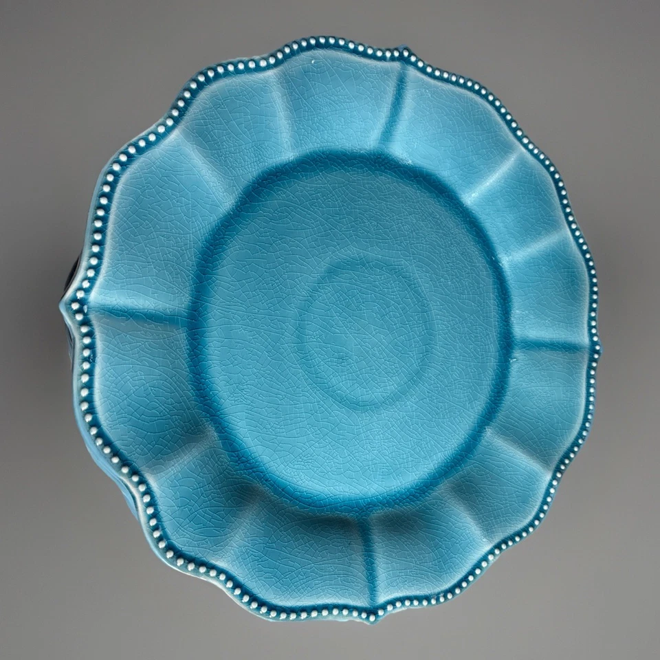 Juego de vajilla Pioneer Woman Paige 12 piezas, denim Foto 4 de 4