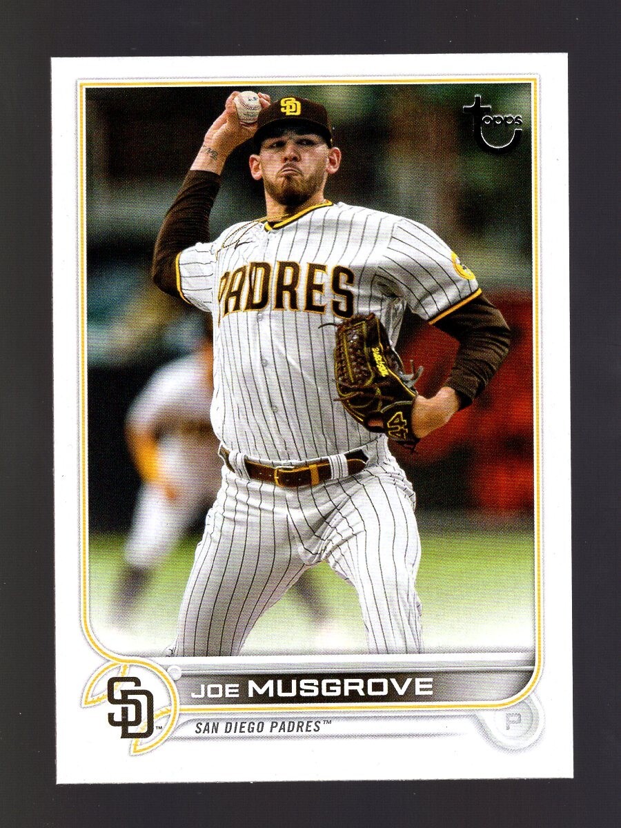 2022 TOPPS VINTAGE STOCK #266 JOE MUSGROVE 14/99 SAN DIEGO PADRES