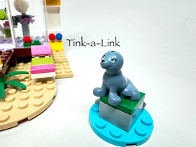 LEGO 41315 Heartlake Surf Shop Friends Set EC missing some stickers Kayak Mia