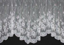 Gardine Store Jacquard Kräuselband Universalband Vorhang Weiß Modern Neu Wohnen