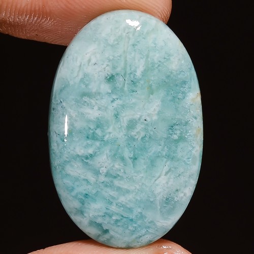 Natürlicher Amazonit ovale Form Cabochon loser Edelstein 32,5 Ct 30X19X5mm EE-47635