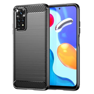 Für Xiaomi POCO X3 F3 X4 M4 Pro 4G 5G Hülle Kohlefaser Silikon Gel Handyhülle