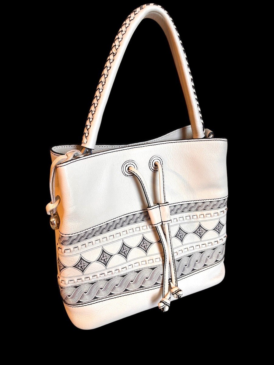 Brighton Ferrara Livia Lorenza Vallera Bucket Handbag Crossbody