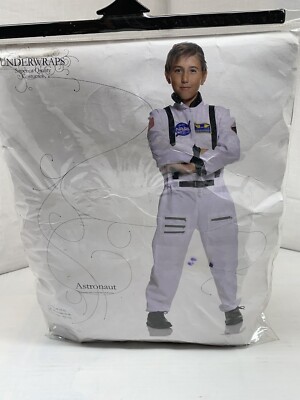 Underwraps Astronaut White Nasa Space Child Boys Halloween Costume 26982