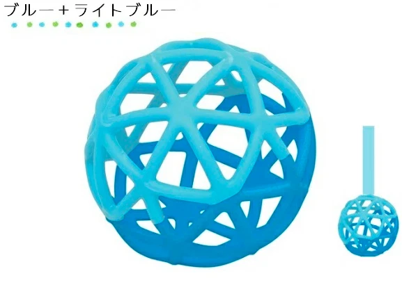 Toy Royal Soft Mesh Ball Blue Teething Ball
