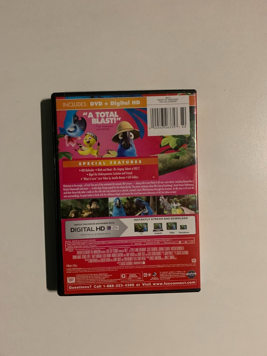 Rio 2 (DVD) 24543853916 | eBay