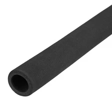 1" ID x 3/16" Thick 19.5" Black Foam Grip Wrap Closed Cell Foam Tubing Non-slip