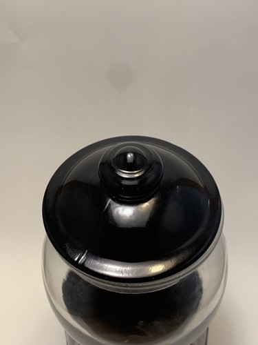 Black Glass Gumball Machine Bullseye Playground - Candy Jar - Picture 5 of 7
