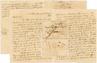 1810 LETTER EXMOUTH LAMBERT BLAIR COURTLAND to IRELAND re BRITISH GUIANA
