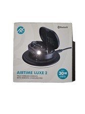 IFROGz AIRTIME LUXE 2 Truly Wireless Earbuds  Wireless Charging Pad - Black