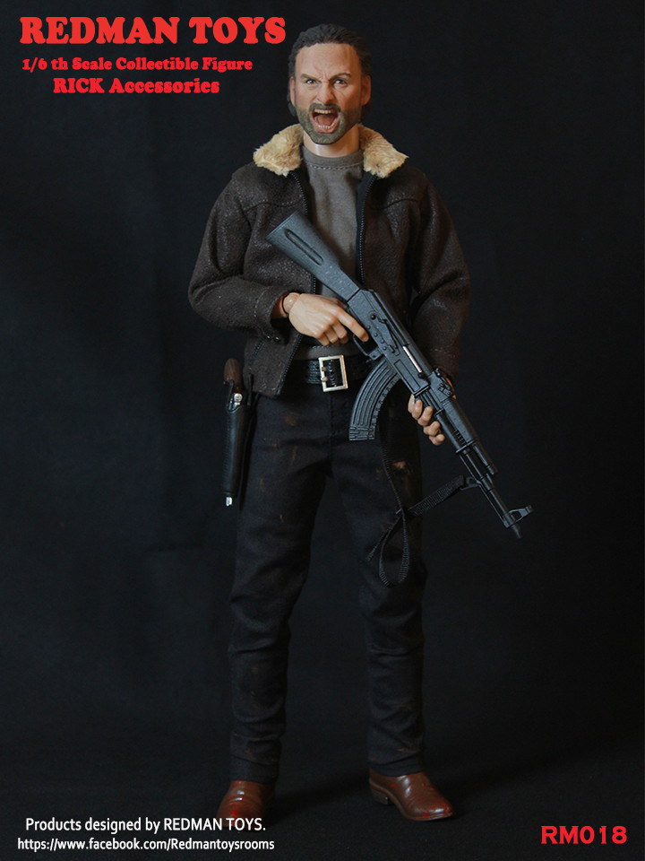 1/6 Scale custom REDMAN TOYS Sheriff RICK Accessories Full Sets