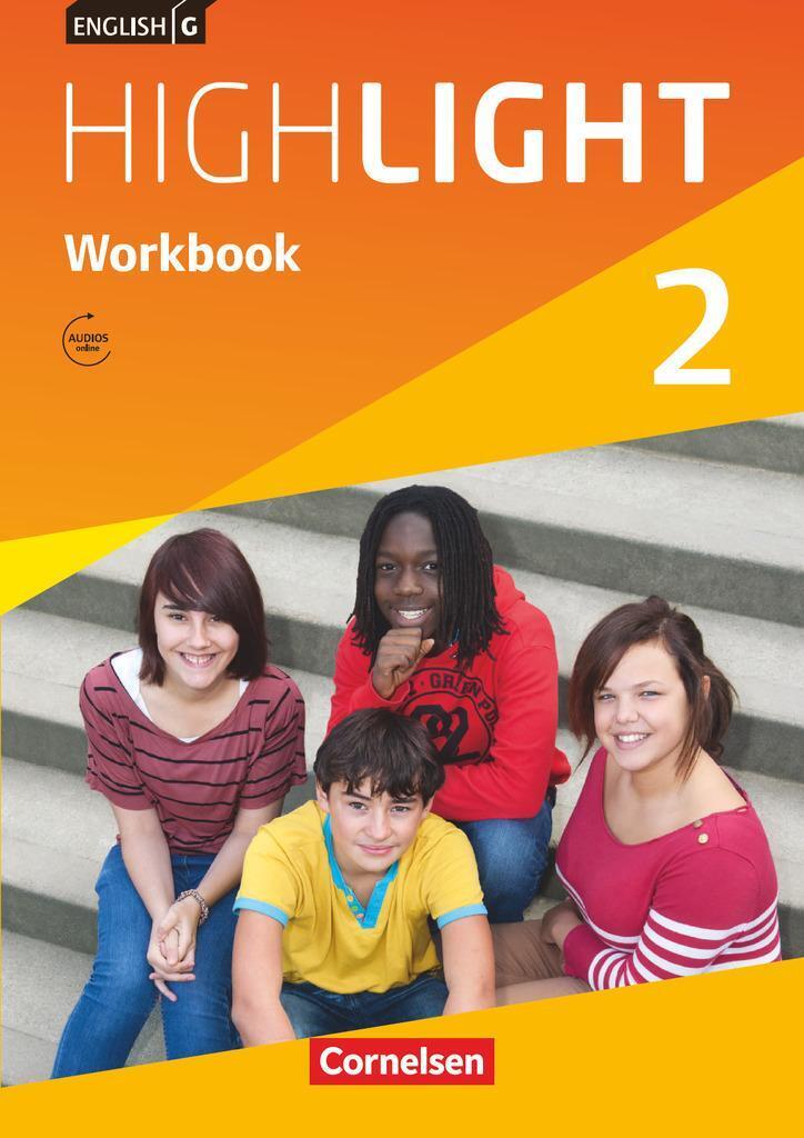 Thumbnail - English Highlight 02: 6. Schuljahr. Workbook Mit Audios Online.