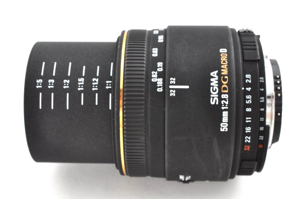 Sigma 50mm f/2.8 EX DG Macro D Lens for Nikon F Works Fine from