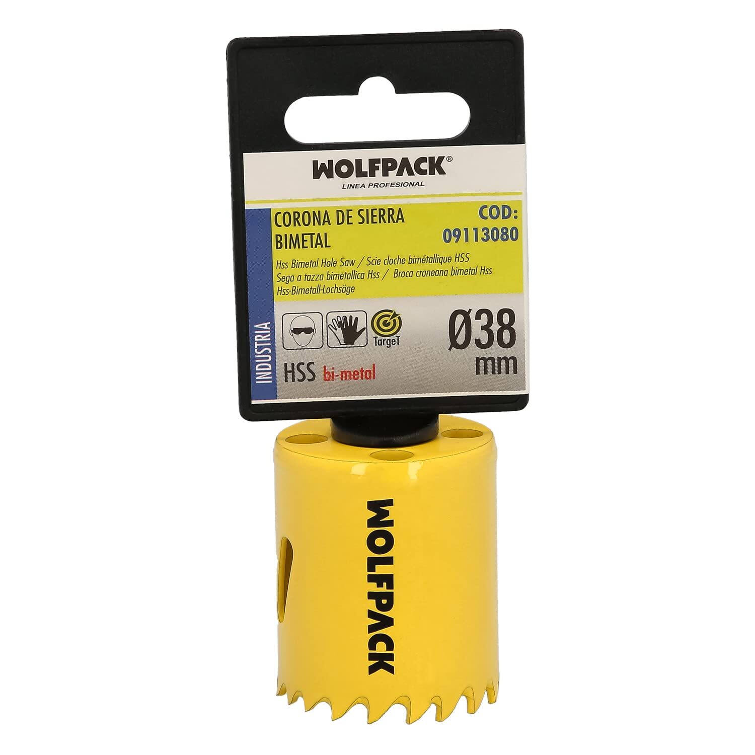WOLFPACK LINEA PROFESIONAL Corona Sierra Bimetal Ã˜ 38 mm. Templado (h0J)