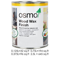 Osmo WOOD WAX Wood Floor Furniture Finish Interior Transparent or Intensive