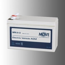 MOVE MPA9-12 AGM-Batterie 12V 9Ah für Elektro-Rollstuhl, Elektromobil 