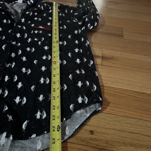 Victoria's Secret 2 piece Sleepwear with Penguins Flannel Pajamas Set Size M - Picture 6 of 9