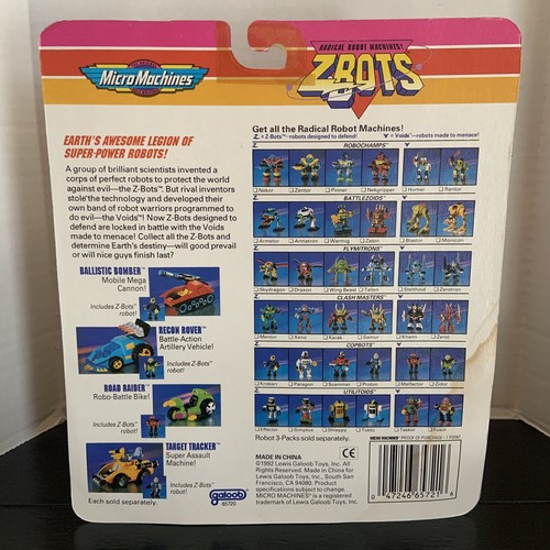 VTG Micro Machines ZBOTS Galoob 1993 Original FIGURE PACK Proton Target Tracker - Picture 7 of 8