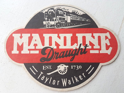 TAYLOR WALKER  -  Mainline ...  Cat No'12  Beer mat Coaster