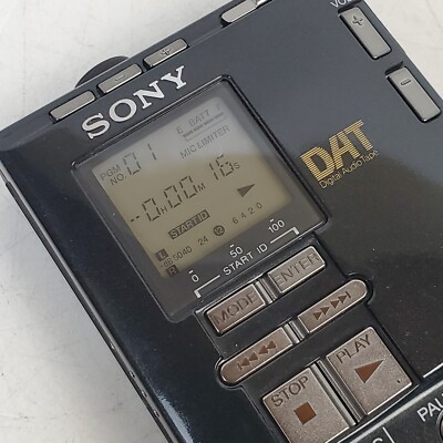 Sony PCM-M1 DAT Digital Audio Recorder Player with RMR-D100