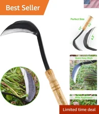 Nejiri Kama 11" Weeder - Gardening Tool for Effortless Soil Cutting
