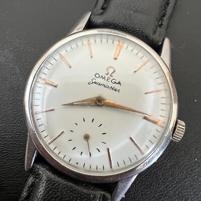 OMEGA SEAMASTER CAL 268 Mechanical Men's 33mm Wrist Watch Running