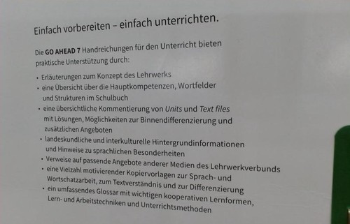 Go Ahead 7 Handreichungen Lehrerausgabe Lösungen RS Bayern - Bild 2 von 3