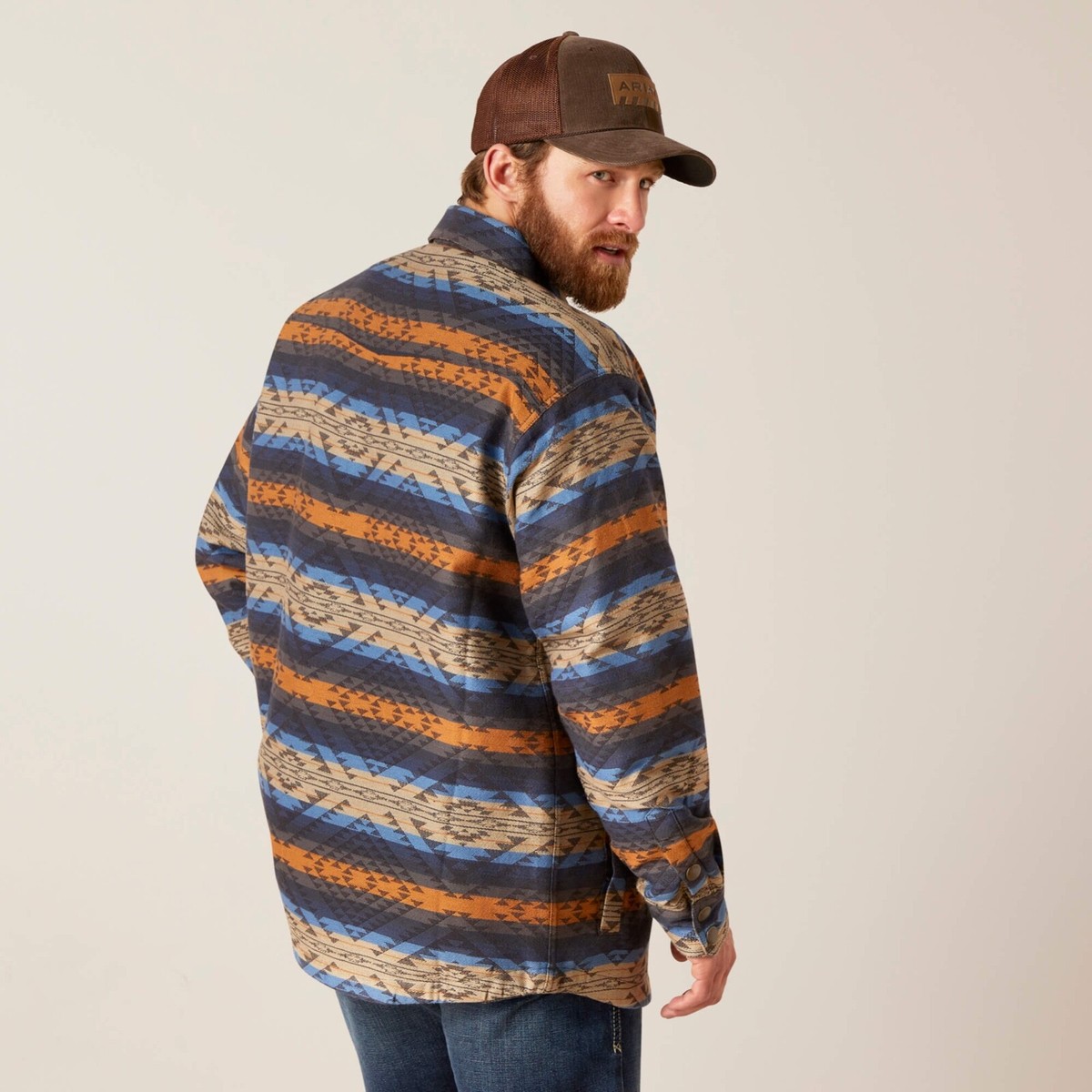 Sheplers Jacket Big And Tall Ariat Ariat Men's Hartland Aztec Iron
