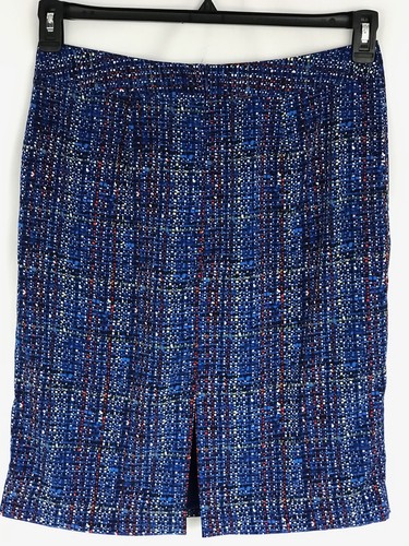 Ellen Tracy Women Skirt Straight Front Pleat Pocket Dot Print Size 10 NEW - Picture 2 of 6