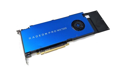 AMD Radeon Pro WX 7100 8GB GDDR5 High Profile GPU Single Slot Workstation Server