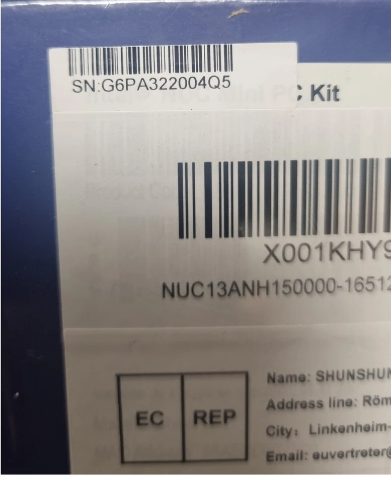 Intel NUC 11 INTEL CORE i7 11th 1165G7 NEUF!! - Photo 2/3