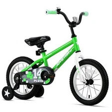 JOYSTAR 12 Inch Pluto Kids Bike with Training Wheels for Ages 3 4 Year Old Boys 