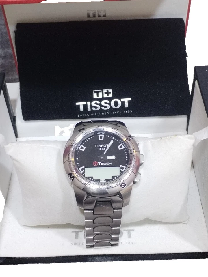 Caja de Plata Tissot T-Touch Relojes de pulsera