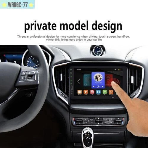 Radio Car Single Din Stereo Touch Screen Bluetooth Mirror Link MP5 Player 9in - Изображение 3 из 4