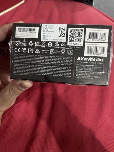Webcam AVerMedia Live Streamer Cam PW513 4K UHD Webcam 4Kp30 8 Megapixels - Picture 4 of 4