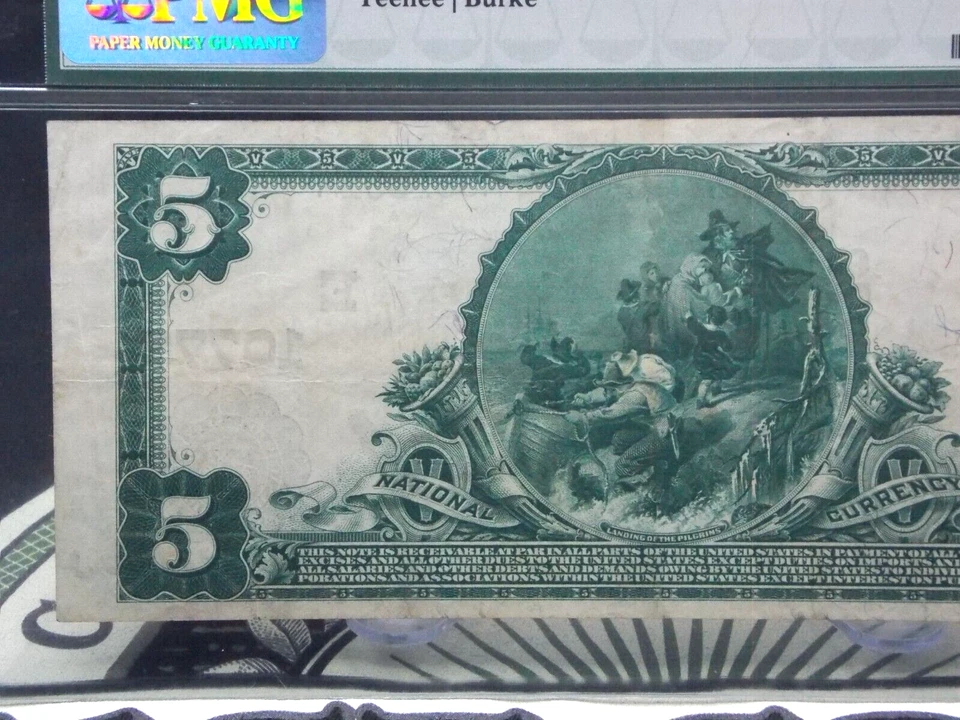 1902 $5 Chatham & Phenix NB of New York Ch #10778 Fr#606 PMG VF30 ECC&C, Inc. - Image 4 of 4