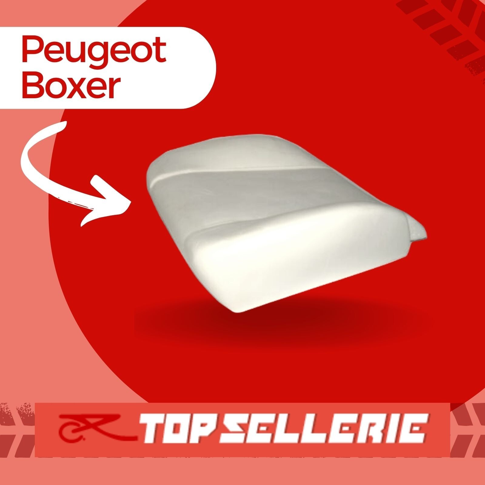 Mousse Boxer Peugeot MA02 pour réparer une selle usée