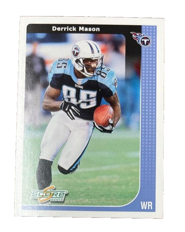 2002 SCORE CARD # 237 Derrick Mason - Tennessee Titans