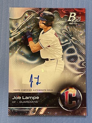 2023 Bowman Platinum Joe Lampe Prospect Ice Auto Sp /50 Cleveland Guardians ￼