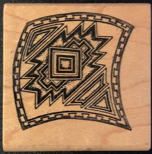 Taylored Artwork Southwestern Pattern Rubber Stamp