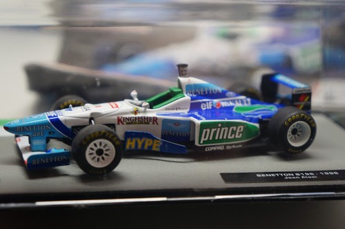 COLLEZIONE PANINI F1 - 1996 benetton b196 - JEAN ALESI - modellino scala 1/43 #128 - Foto 4 di 9