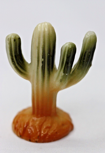 Vintage Hong Kong Plastic Mariachi Sombrero Man on Donkey & Cactus Cake Toppers - Picture 9 of 12