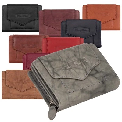 JENNIFER JONES RFID Damen Geldbörse Portemonnaie Geldbeutel Damenbörse Leder Grau