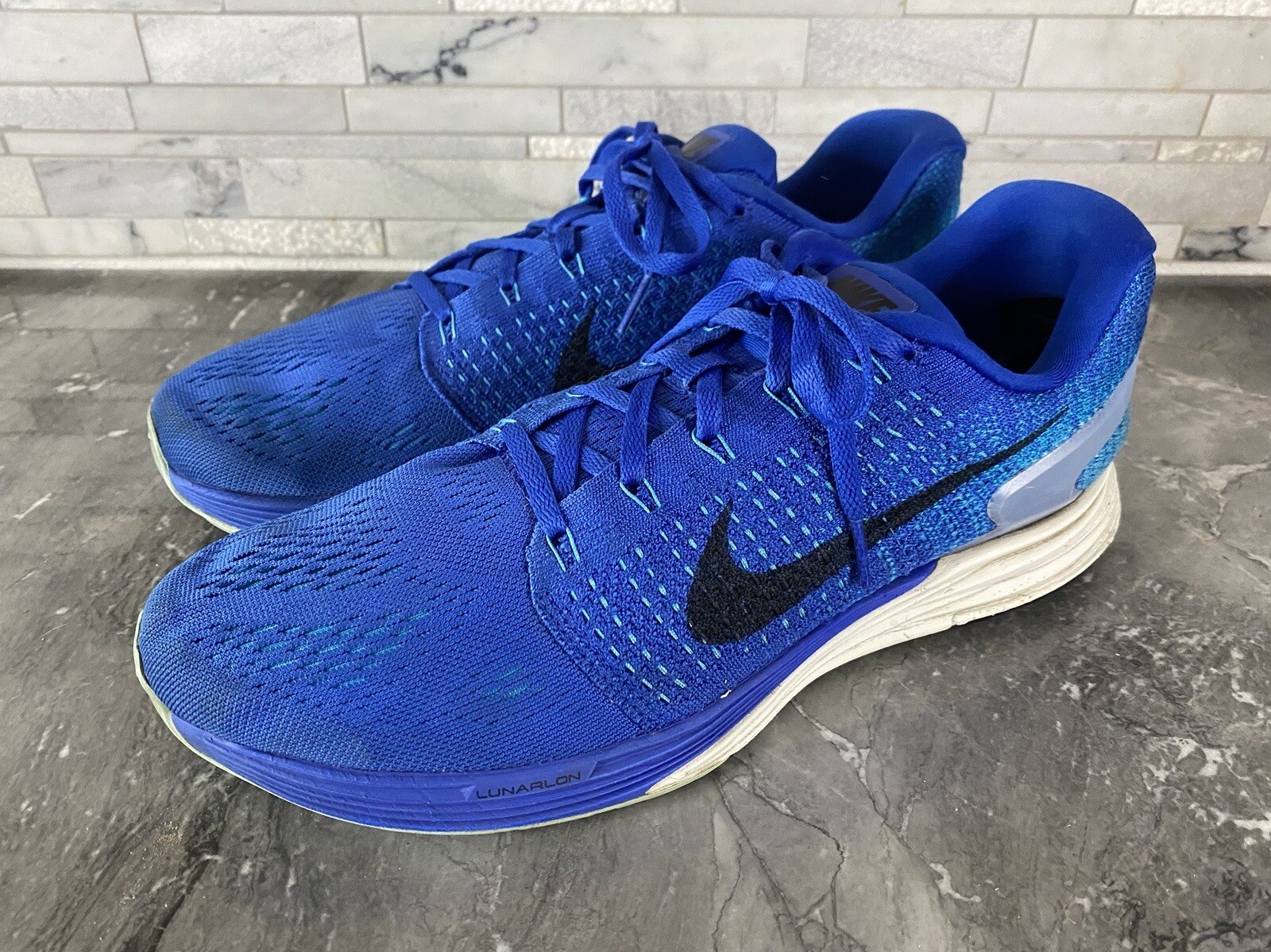 Nike Air Zoom Running Shoes Mens 10.5 Pegasus 30 Pronated Blue Athletic