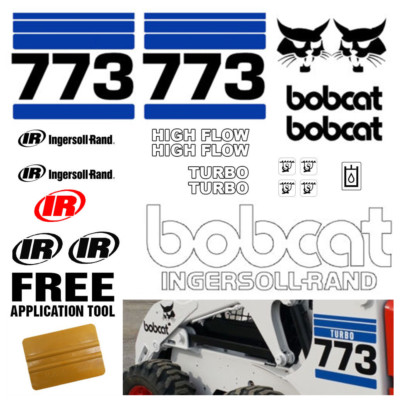 Bobcat 773 V2 Skid Steer 21pc Set Vinyl Decal Sticker