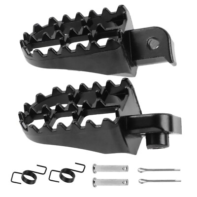 Wide Fat Foot Pegs For Honda CRF/XR & Yamaha PW50 – 8mm – Left/Right Set (2)
