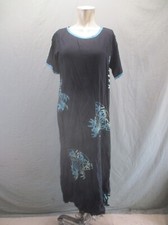 NWT ISLAND FEELING Size S Womens BLK Stretch Short Sleeve Sheath Midi Dress 376