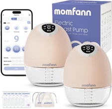 Electric Breast Pump Kit - Wearable, Hands-Free APP Control Portable 3 Modes New